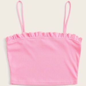Pink crop top